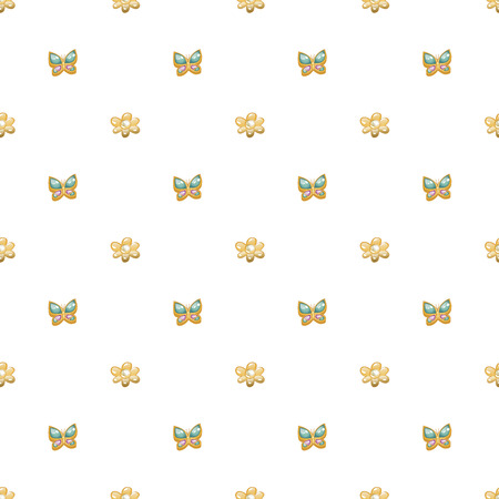 Cute seamless pattern with bows. Simple style vector illustration. Cloth design, wallpaper, wrappingのイラスト素材