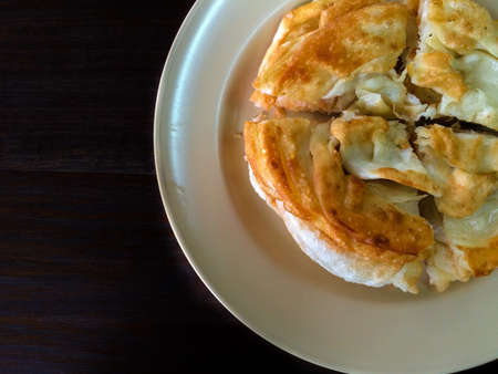 famous islam main food eat with sugar and sweet milkの写真素材