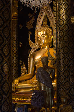 Chinnarat buddha sculpture at Pitsanulok Thailand. The Most beautiful buddhist sculpture in...