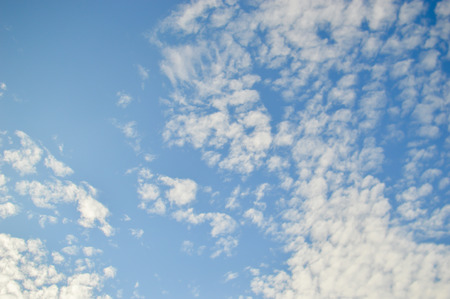 Cloud white skyの写真素材