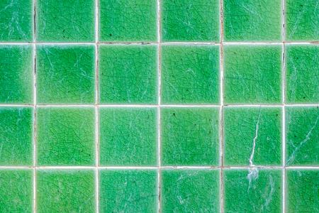 Green tile floor texture and backgroundの写真素材
