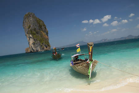 Sea and Boat, Krabi, Thailandのeditorial素材