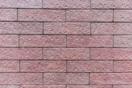 Brown brick wall textureの写真素材