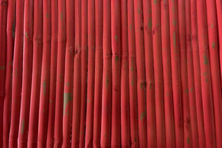 Red bamboo textureの写真素材