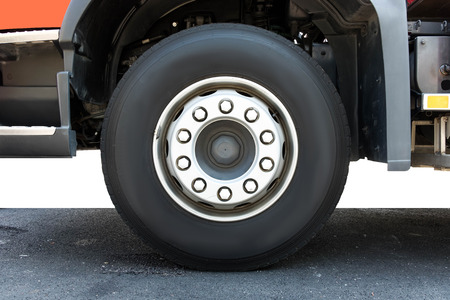 bottom car focus wheel on road background