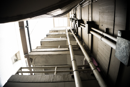 some where in stairs parking.の写真素材