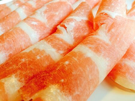 Pork plate in Thai shabuの素材