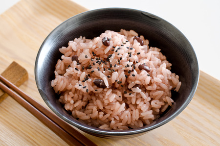 Red riceの写真素材