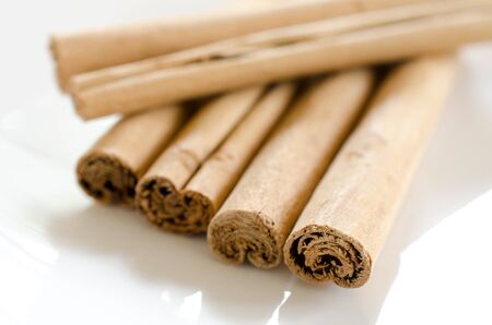 Cinnamon sticksの写真素材