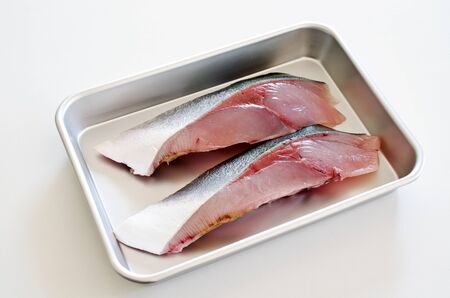 Fillets of Yellowtailの写真素材