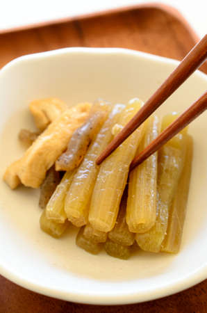 Boiled butterburの写真素材