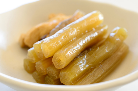 Boiled butterburの写真素材