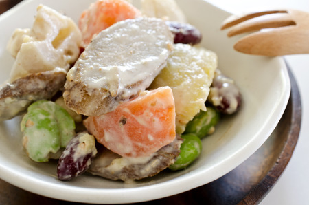 Root vegetable saladの写真素材