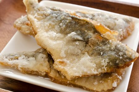Fried horse mackerel