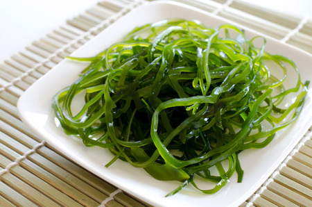Shreded sea kelpの写真素材
