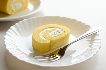 Roll cakeの写真素材
