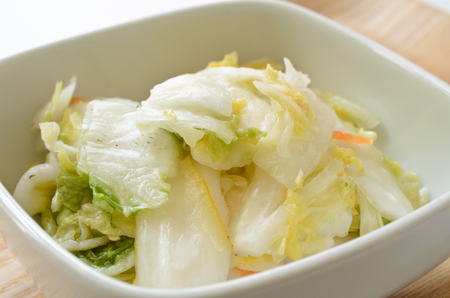 Pickled Chinese cabbageの写真素材