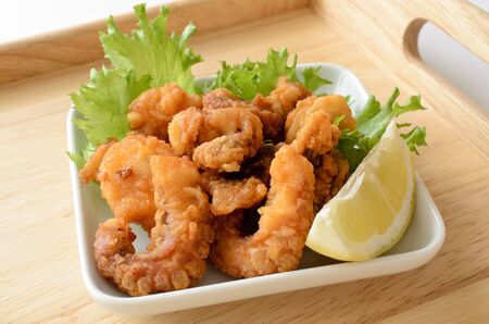 Fried octopusの写真素材