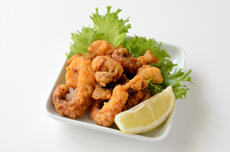 Fried octopusの写真素材
