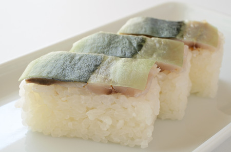 Mackerel sushiの写真素材