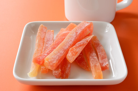 Dry papayaの写真素材