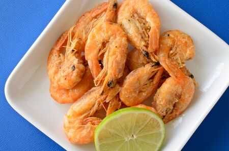 Garlic shrimpの写真素材