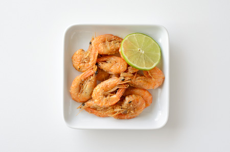 Garlic shrimpの写真素材