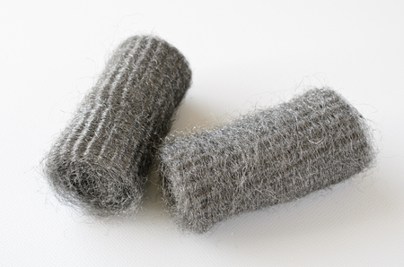 Steel woolの写真素材