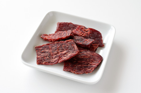 Beef jerkyの写真素材