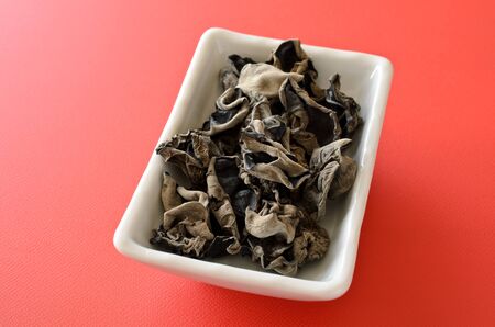 Dried auriculariaの写真素材