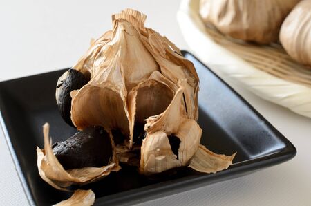 Black garlicの写真素材