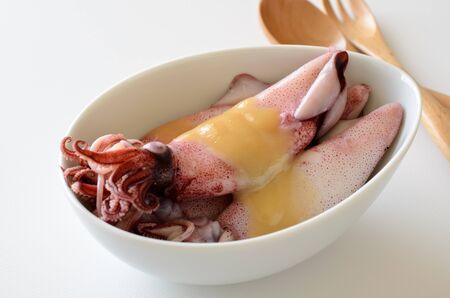 Boiled squid