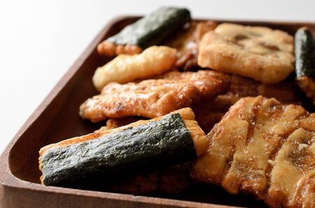 Rice crackersの写真素材