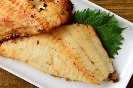 Baked flounder