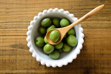 Green oliveの写真素材