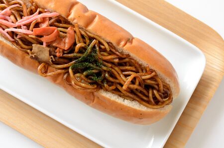 Yakisoba breadの写真素材