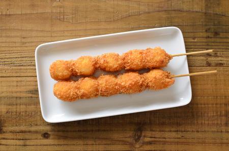 Fried quail eggsの写真素材