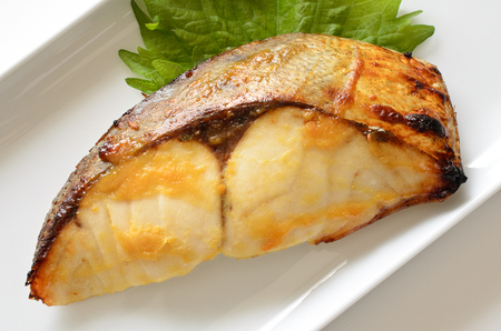 Silver warehou to misoの写真素材