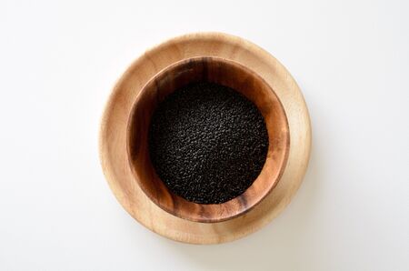 Basil seedsの写真素材