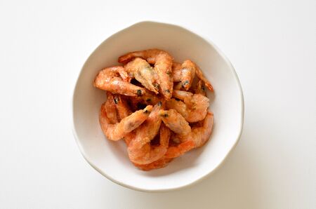 Deep-fried shrimpの写真素材