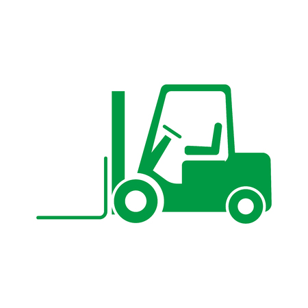Forklift iconのイラスト素材