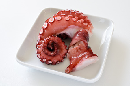 Boiled octopusの写真素材