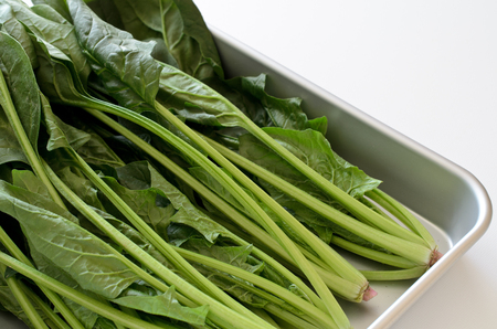 Unwashed spinach