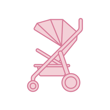Baby carriage iconのイラスト素材