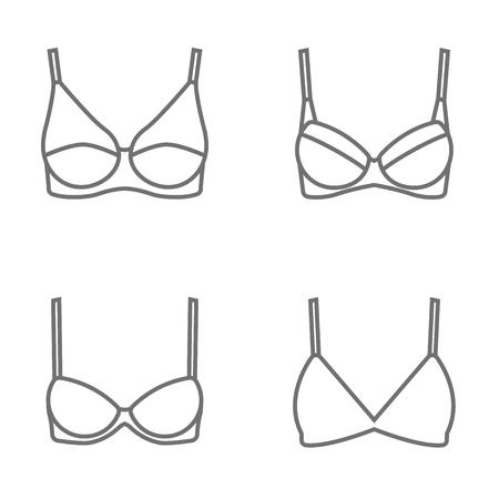 Bra iconのイラスト素材