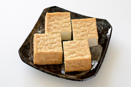 Thick fried tofuの写真素材