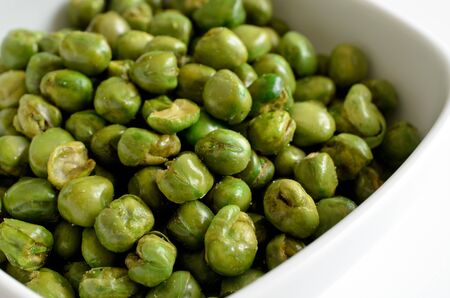 Image of fried green peasの写真素材
