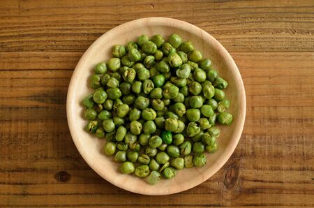 Image of fried green peasの写真素材