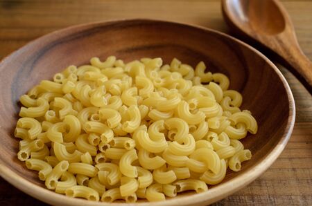 Macaroni, Image of dried pastaの写真素材