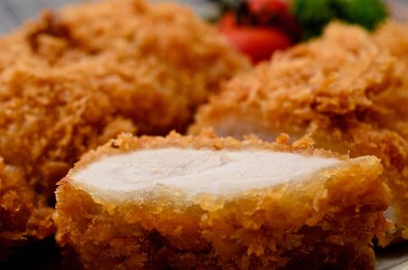 stick-shaped pork fillet cutletの写真素材